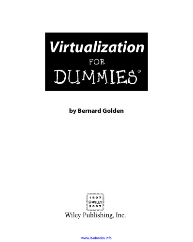 Virtualization For Dummies