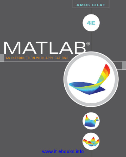 MATLAB, 4th Edition: An Introduction with Applications