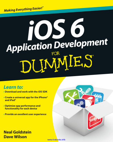 iOS 6 Application Development For Dummies