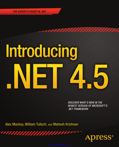 Introducing .NET 4.5, 2nd Edition