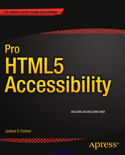 Pro HTML5 Accessibility