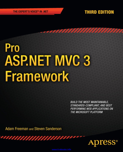 Pro ASP.NET MVC 3 Framework, 3rd Edition