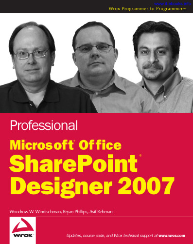 Professional Microsoft Office SharePoint Designer 2007