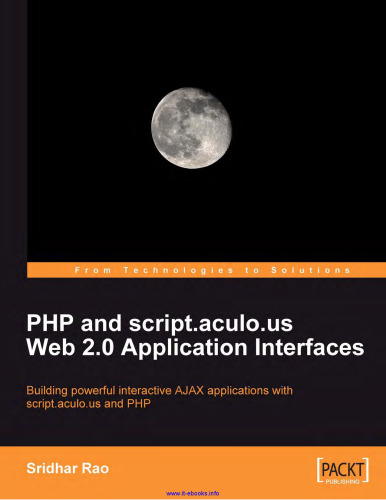PHP and script.aculo.us Web 2.0 Application Interfaces