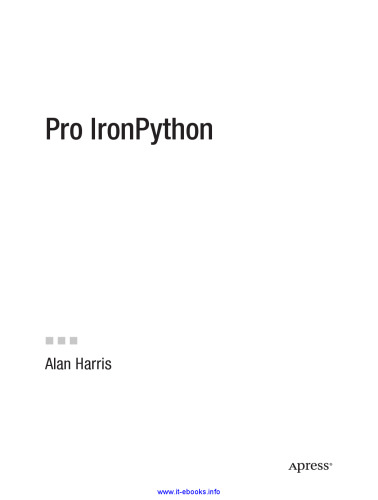 Pro IronPython