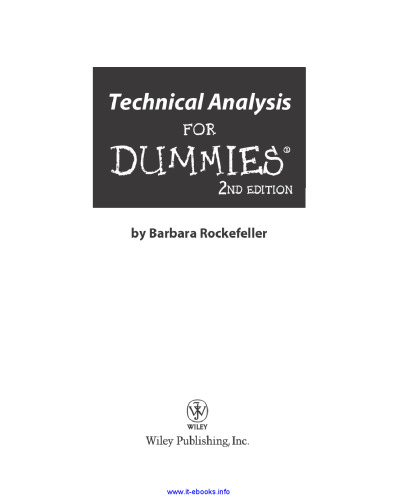 Technical Analysis For Dummies, 2nd Edition