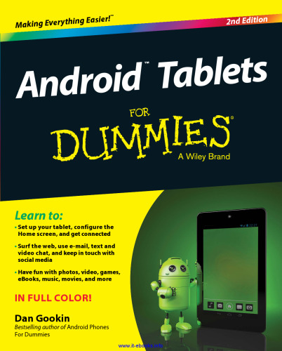 Android Tablets For Dummies