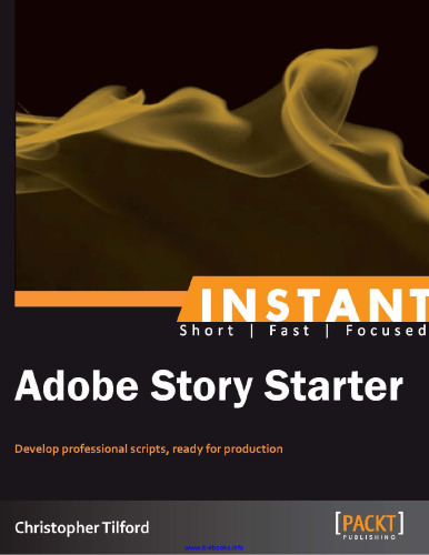 Adobe Story Starter: Develop professional scripts, ready for production