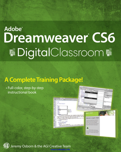 Adobe Dreamweaver CS6 Digital Classroom