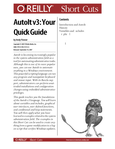 AutoIt v3: Your Quick Guide