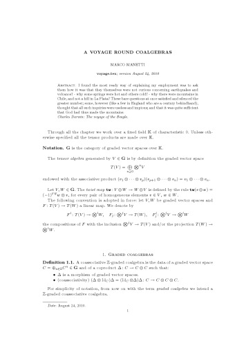 A voyage round coalgebras