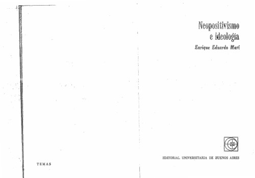 Neopositivismo e ideología