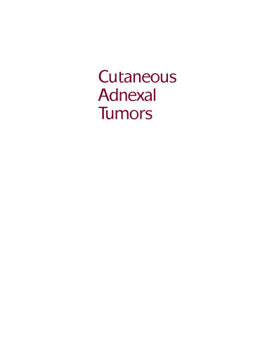 Cutaneous Adnexal Tumors