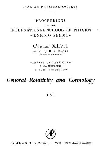 General Relativity and Cosmology 