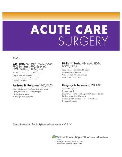 Acute Care Surgery