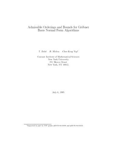 Admissible orderings and bounds for Gröbner basis normal form algorithms