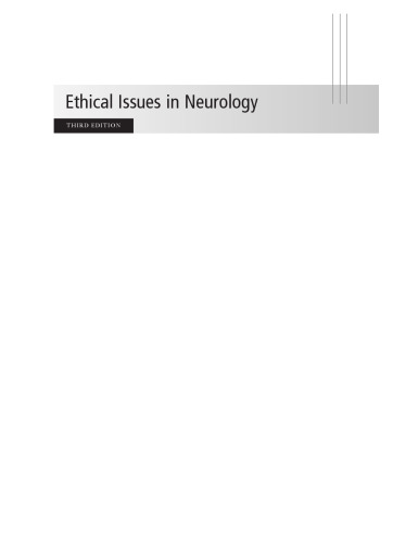 Ethical Issues in Neurology