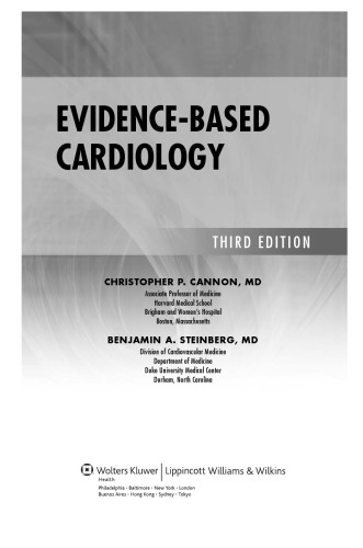 Evidence-Based Cardiology