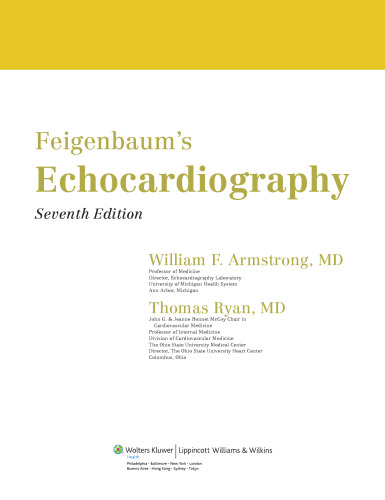 Feigenbaum’s Echocardiography