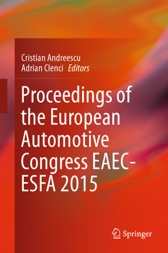 Proceedings of the European Automotive Congress EAEC-ESFA 2015