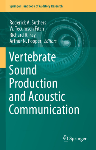 Vertebrate Sound Production and Acoustic Communication