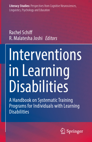 Interventions in Learning Disabilities: A Handbook on Systematic Training Programs for Individuals with Learning Disabilities