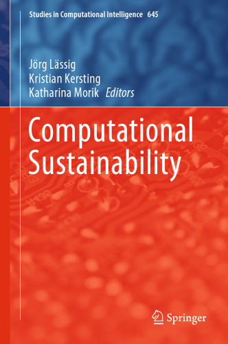 Computational Sustainability