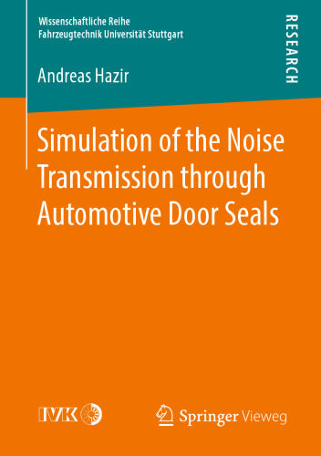 Simulation of the Noise Transmission through Automotive Door Seals