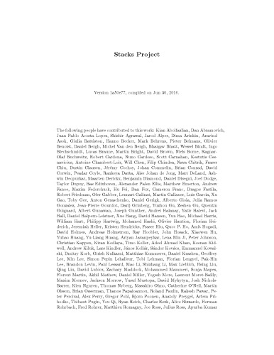 The Stacks Project: Algebraic Stacks and the Algebraic Geometry Needed to Define Them