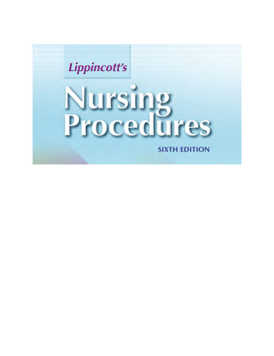 Lippincott’s Nursing Procedures