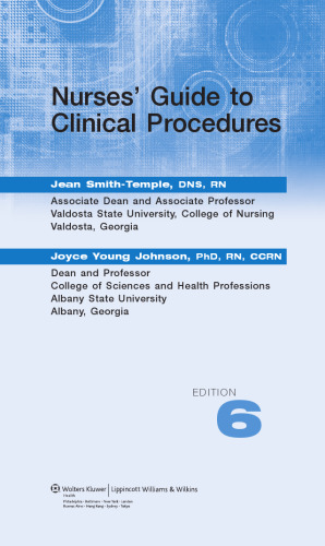 Nurses’ Guide to Clinical Procedures