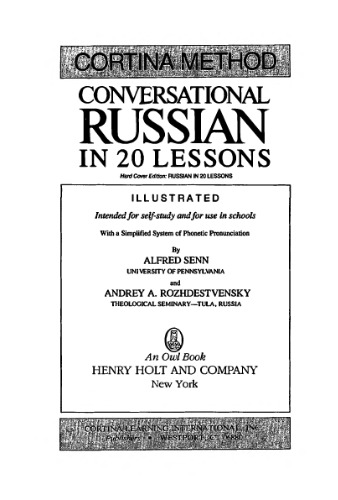 Conversational Russian in 20 Lessons