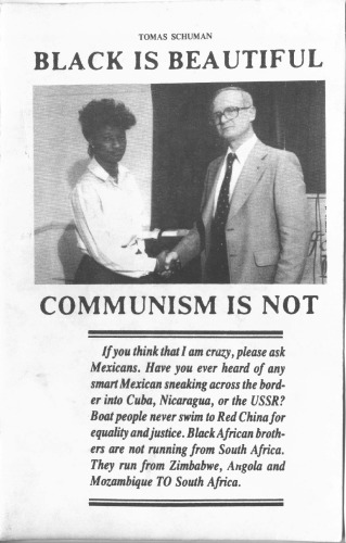 Black Is Beautiful, Communism Is Not