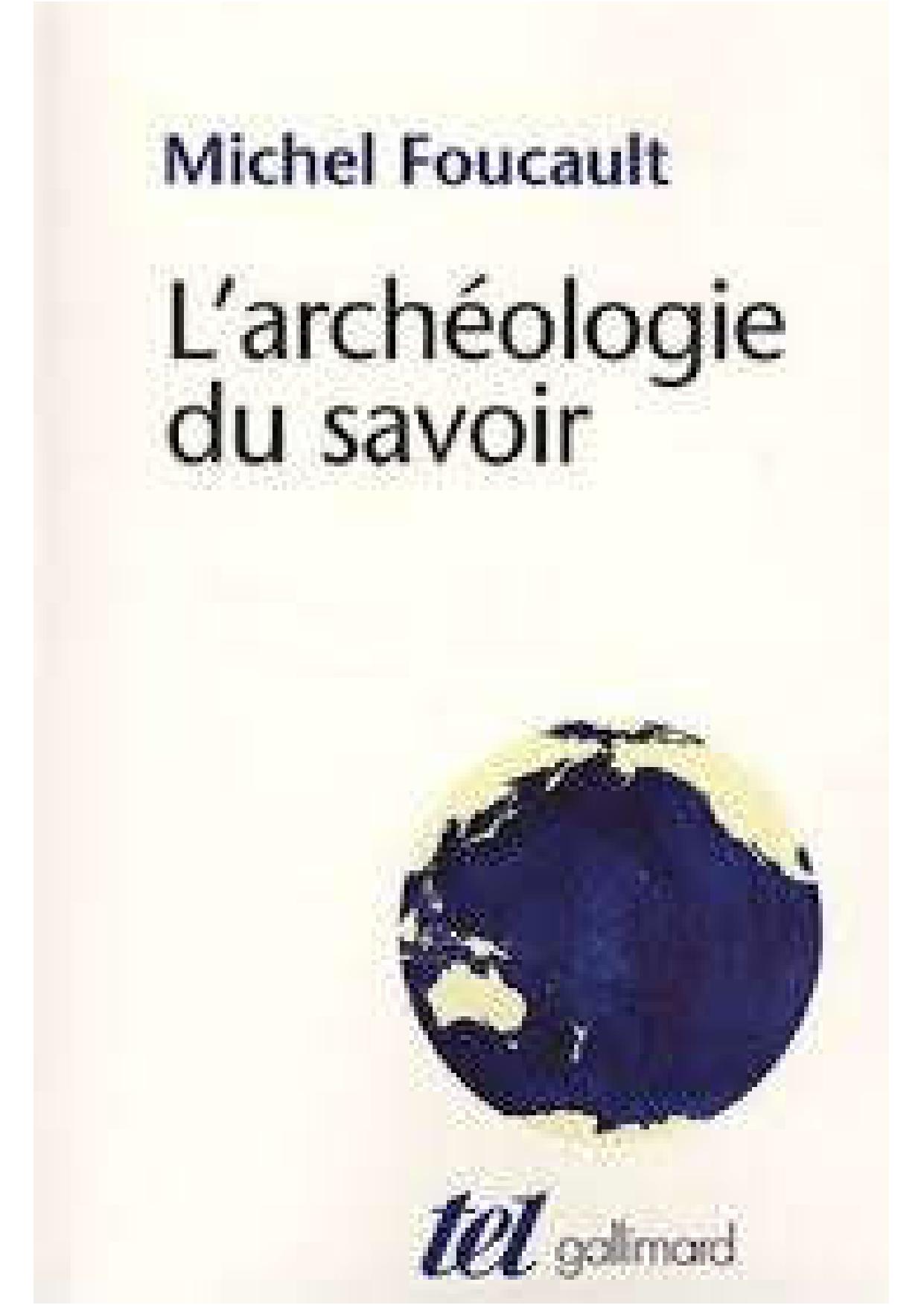 L’archéologie du savoir