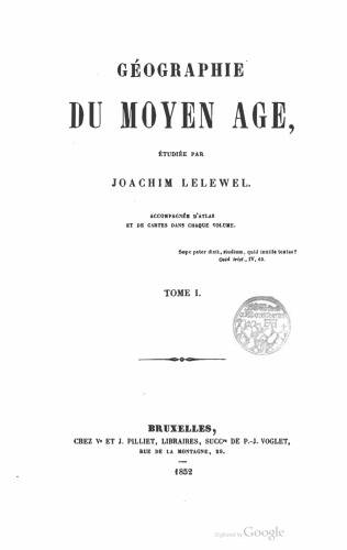 Géographie du Moyen Age