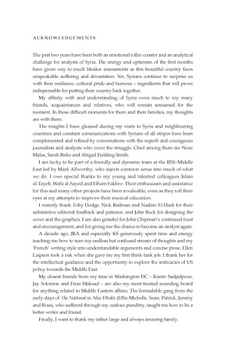 Syria’s Uprising and the Fracturing of the Levant