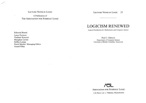 Logicism Renewed: Logical Foundations for Mathematics and Computer Science