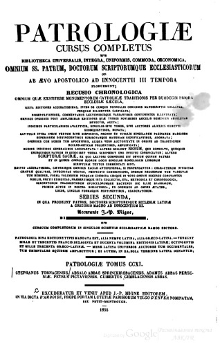 Stephani abbatis S. Genovefae parisiensis tum episcopi tornacensis Epistolae, quae auctiores, emendatiores et notis illustratae denuo prodeunt. Accedunt Absalonis abbatis sprinckirsbacensis [and others] scripta quae supersunt