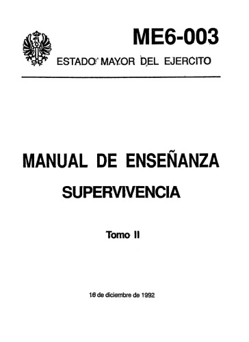 Manual de Enseñanza Supervivencia