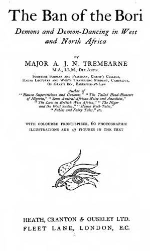Ban of the Bori: Demons and Demon-Dancing in West and North Africa