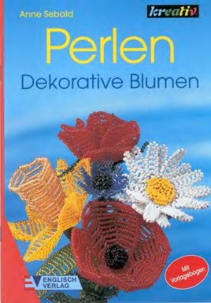 Perlen. Dekorative Blumen