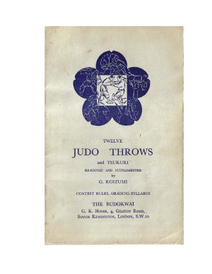 Twelve Judo Throws and Tsukuri