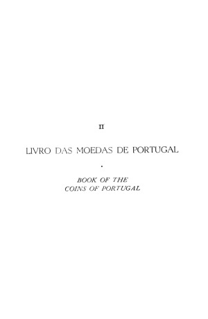 Livro das Moedas de Portugal - Ferraro Vaz