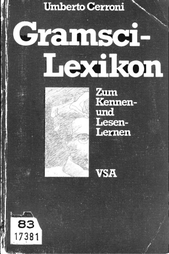 Gramsci-Lexikon : zum Kennen- und Lesen-Lernen