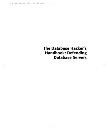 The Database Hackers Handbook