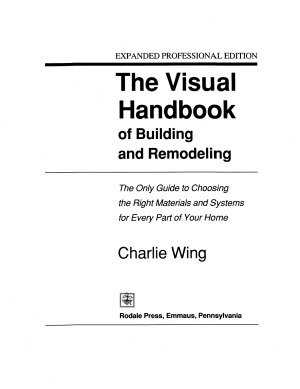 The Visual Handbook of Building and Remodeling