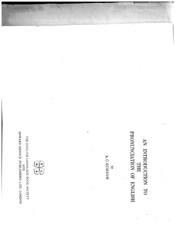 An Introduction To The Pronunciation of English