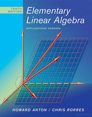 Elementary Linear Algebra: Applications Version