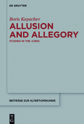 Allusion and Allegory: Studies in the 