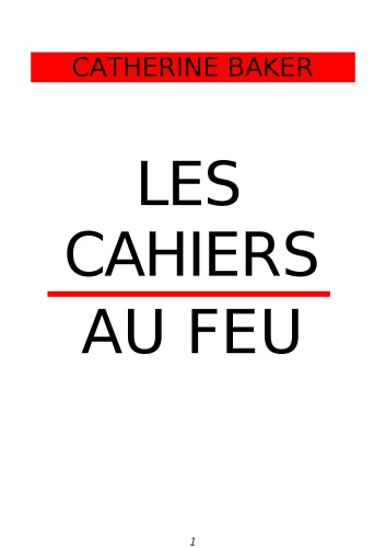 Les cahiers au feu